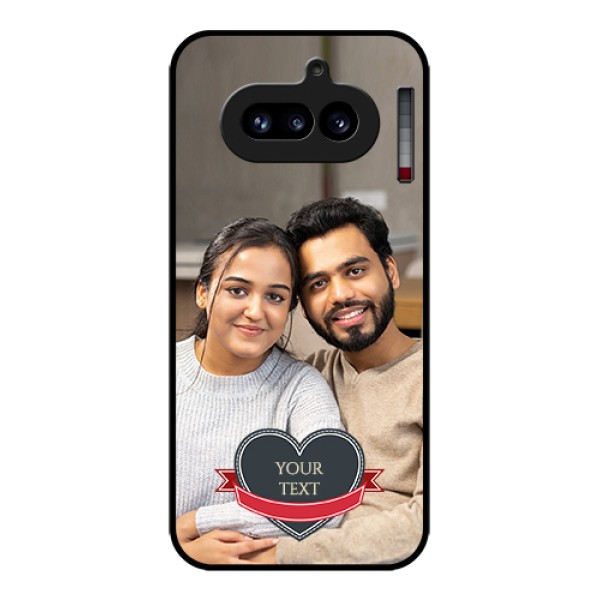 Nothing Phone 4A 5G Custom Glass Phone Case - Just Married Couple Design