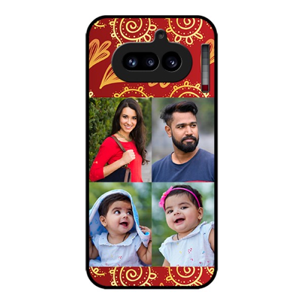 Nothing Phone 4A 5G Custom Glass Phone Case - 4 Image Traditional Design