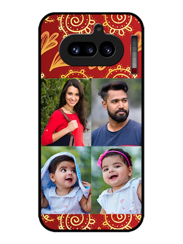 Custom Nothing Phone 4A 5G Custom Glass Phone Case - 4 Image Traditional Design