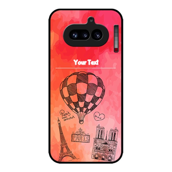 Nothing Phone 4A 5G Custom Glass Phone Case - Paris Theme Design