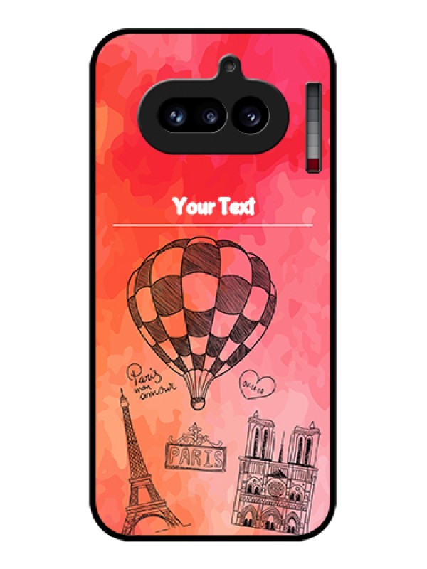 Custom Nothing Phone 4A 5G Custom Glass Phone Case - Paris Theme Design