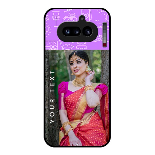 Nothing Phone 4A 5G Custom Glass Phone Case - Birthday Icons Design