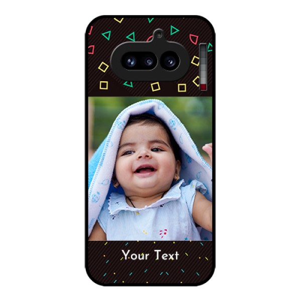 Nothing Phone 4A 5G Custom Glass Phone Case - With Confetti Birthday Design Nothing Phone 4A 5G Custom Glass Phone Case - With Confetti Birthday Design