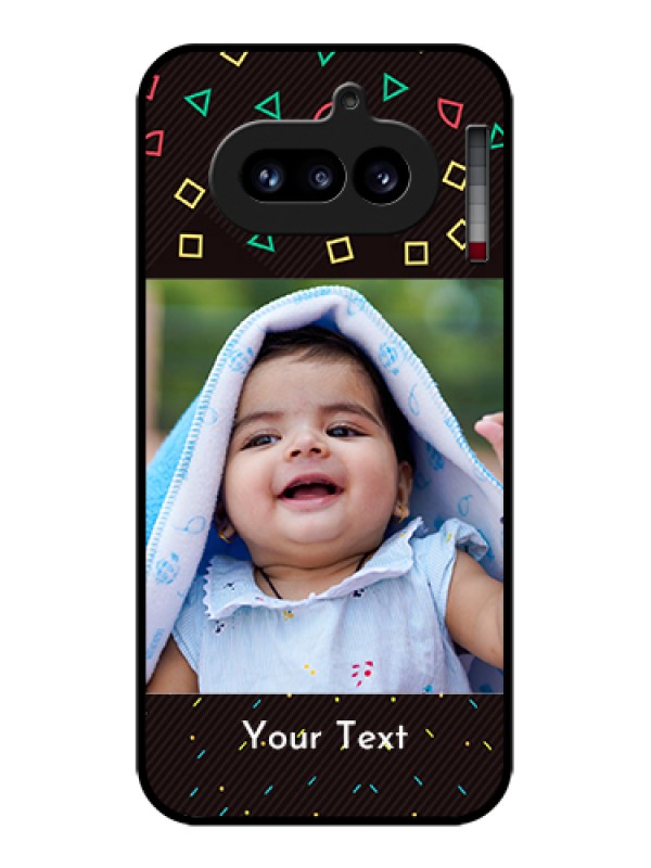Custom Nothing Phone 4A 5G Custom Glass Phone Case - With Confetti Birthday Design