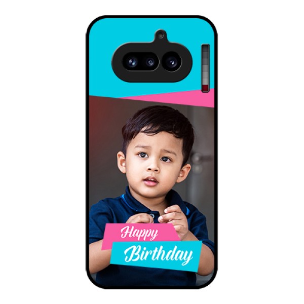 Nothing Phone 4A 5G Custom Glass Phone Case - Image Holder With 2 Color Design