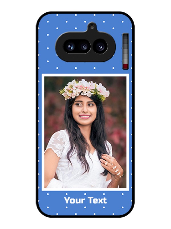 Custom Nothing Phone 4A 5G Custom Glass Phone Case - Polka Dots Design