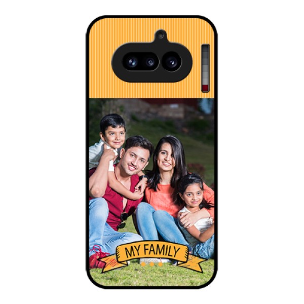 Nothing Phone 4A 5G Custom Glass Phone Case - My Family Design