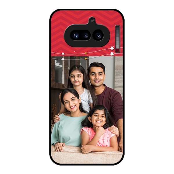 Nothing Phone 4A 5G Custom Glass Phone Case - Happy Family Design