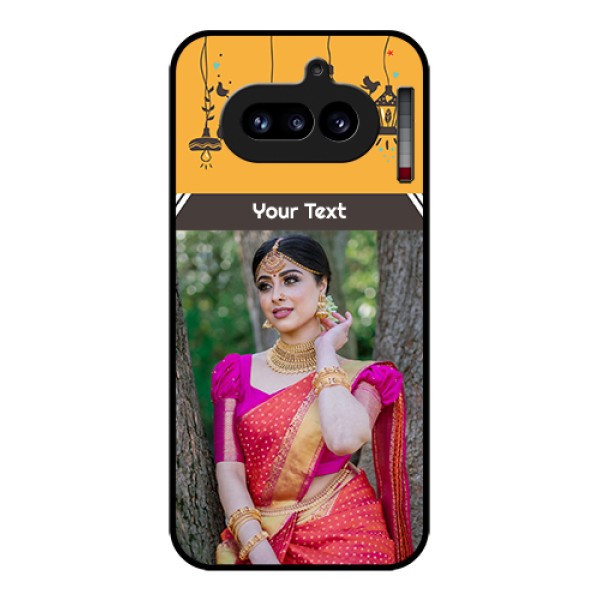 Nothing Phone 4A 5G Custom Glass Phone Case - With Family Picture And Icons Nothing Phone 4A 5G Custom Glass Phone Case - With Family Picture And Icons