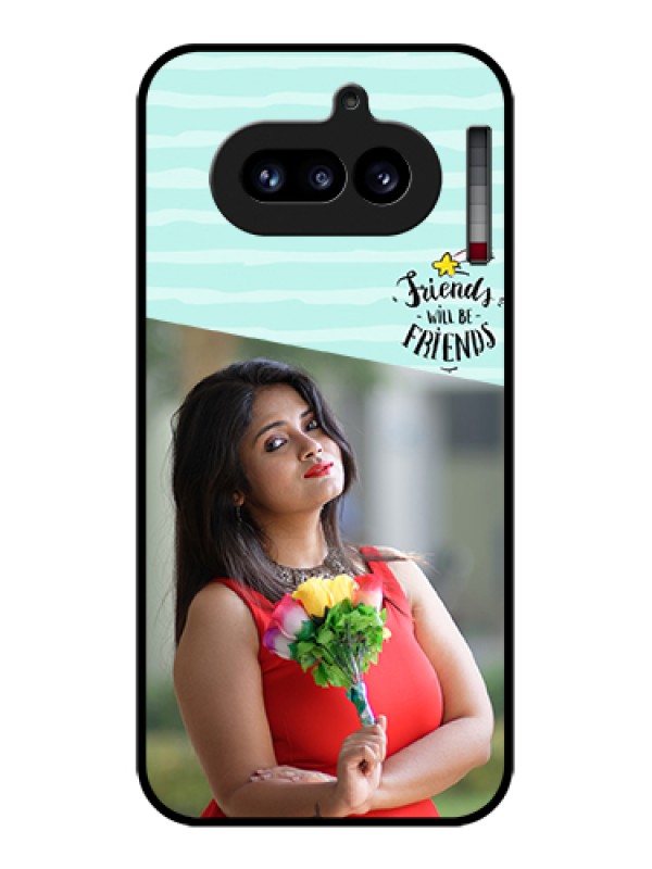 Custom Nothing Phone 4A 5G Custom Glass Phone Case - Friends Picture Icon Design
