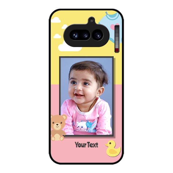 Nothing Phone 4A 5G Custom Glass Phone Case - Kids 2 Color Design