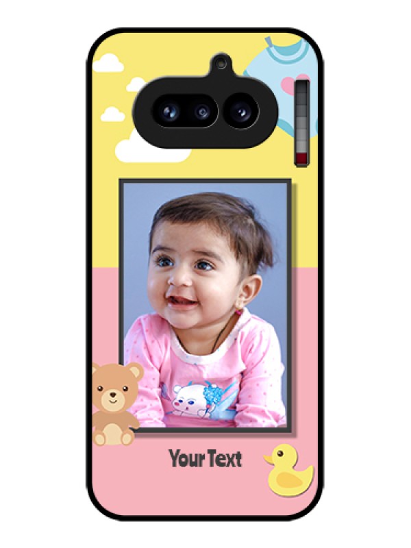 Custom Nothing Phone 4A 5G Custom Glass Phone Case - Kids 2 Color Design