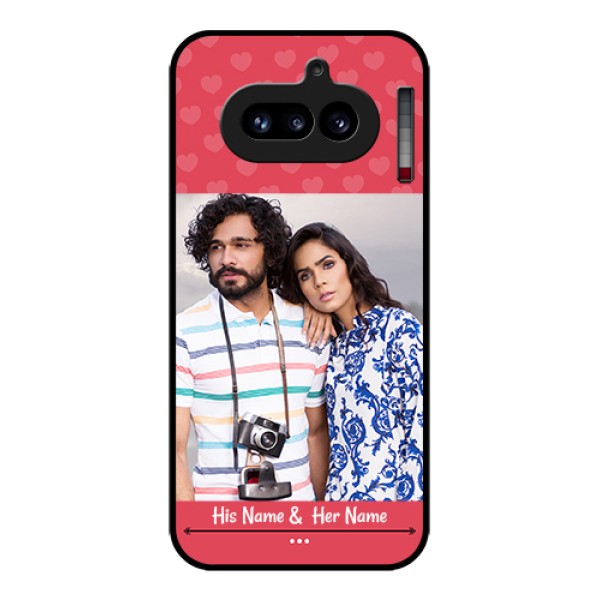 Nothing Phone 4A 5G Custom Glass Phone Case - Simple Love Design