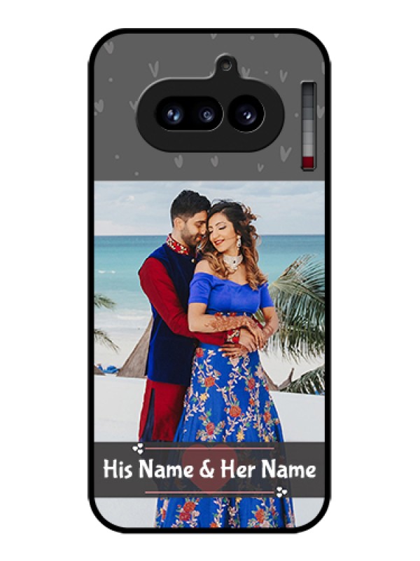 Custom Nothing Phone 4A 5G Custom Glass Phone Case - Buy Love Design With Photo Online