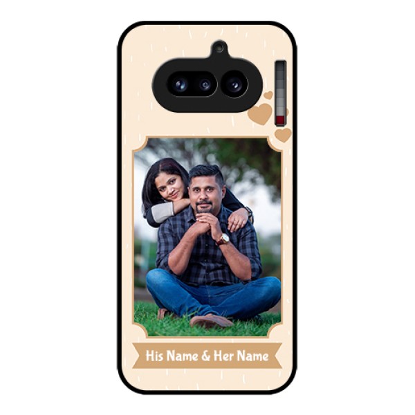 Nothing Phone 4A 5G Custom Glass Phone Case - With Confetti Love Design Nothing Phone 4A 5G Custom Glass Phone Case - With Confetti Love Design