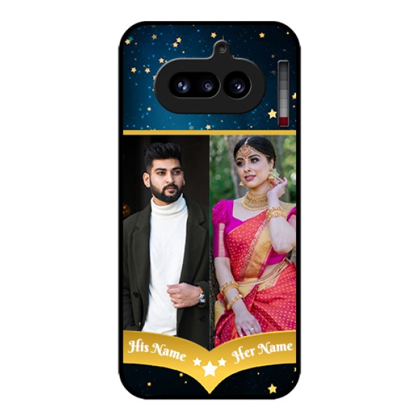 Nothing Phone 4A 5G Custom Glass Phone Case - Galaxy Stars Backdrop Design Nothing Phone 4A 5G Custom Glass Phone Case - Galaxy Stars Backdrop Design