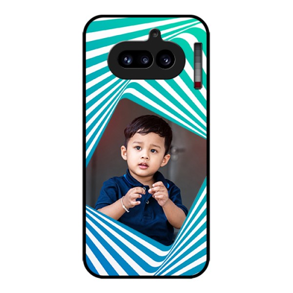 Nothing Phone 4A 5G Custom Glass Phone Case - Abstract Spiral Design Nothing Phone 4A 5G Custom Glass Phone Case - Abstract Spiral Design