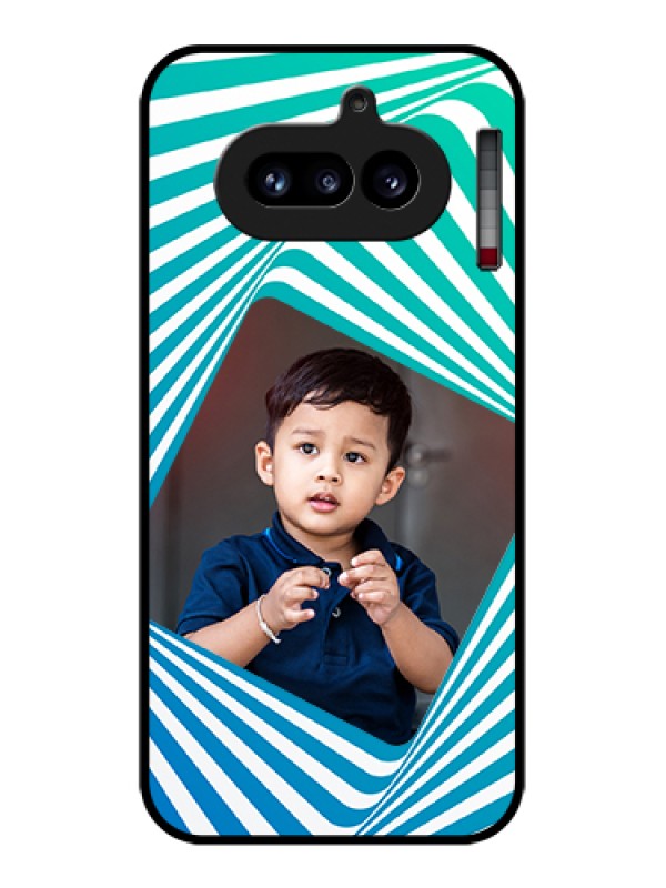 Custom Nothing Phone 4A 5G Custom Glass Phone Case - Abstract Spiral Design