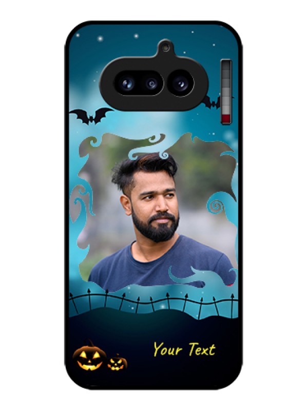 Custom Nothing Phone 4A 5G Custom Glass Phone Case - Halloween Frame Design