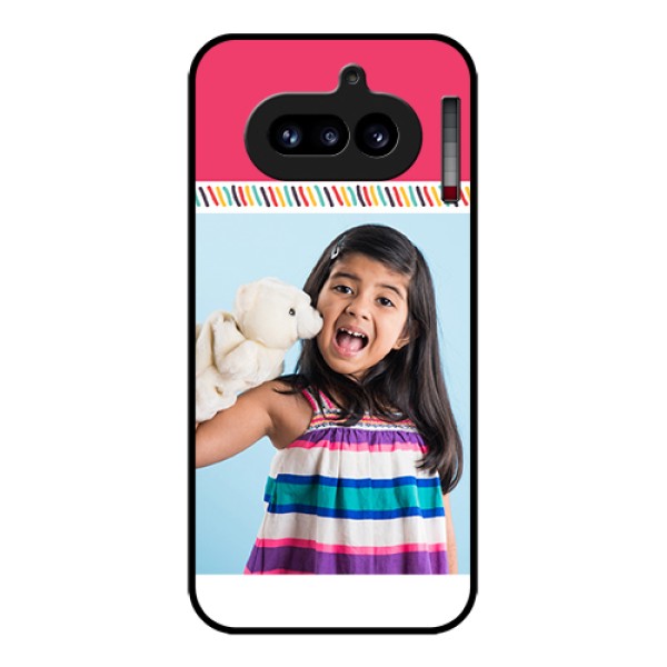Nothing Phone 4A 5G Custom Glass Phone Case - Line Art Design
