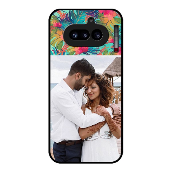 Nothing Phone 4A 5G Custom Glass Phone Case - Watercolor Floral Design Nothing Phone 4A 5G Custom Glass Phone Case - Watercolor Floral Design