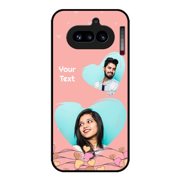 Nothing Phone 4A 5G Custom Glass Phone Case - Love Doodle Design