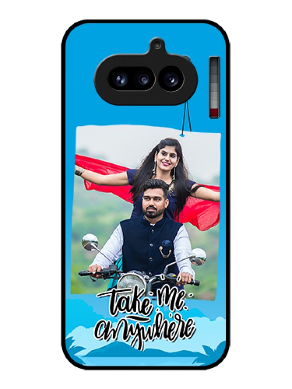 Custom Nothing Phone 4A 5G Custom Glass Phone Case - Traveller Design