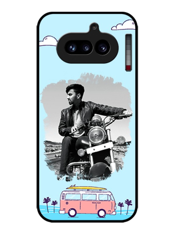 Custom Nothing Phone 4A 5G Custom Glass Phone Case - Travel & Adventure Design