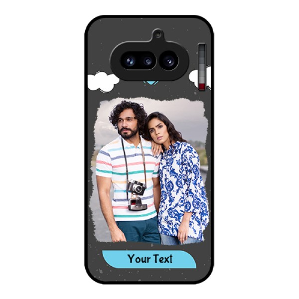 Nothing Phone 4A 5G Custom Glass Phone Case - Splashes With Love Doodles Design Nothing Phone 4A 5G Custom Glass Phone Case - Splashes With Love Doodles Design