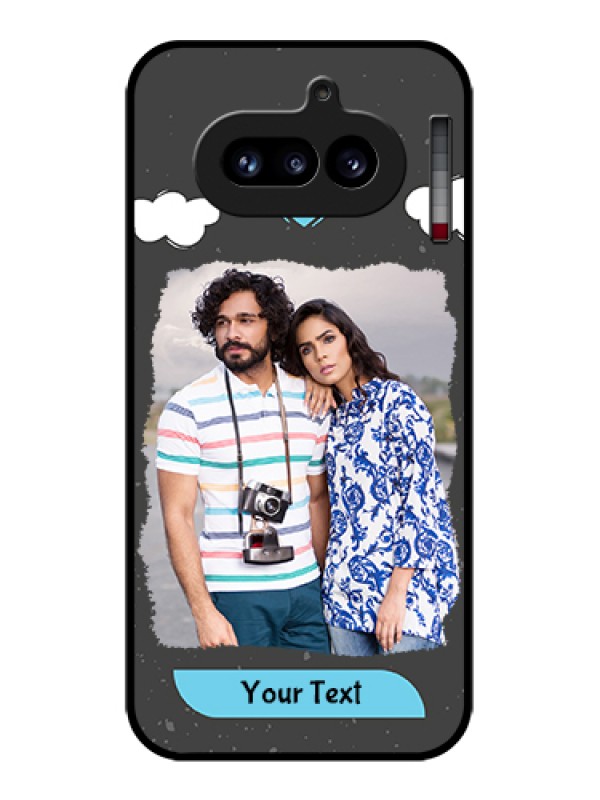 Custom Nothing Phone 4A 5G Custom Glass Phone Case - Splashes With Love Doodles Design