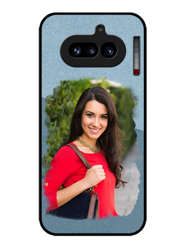 Custom Nothing Phone 4A 5G Custom Glass Phone Case - Grunge Line Art Design