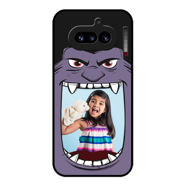 Nothing Phone 4A 5G Custom Glass Phone Case - Angry Monster Design
