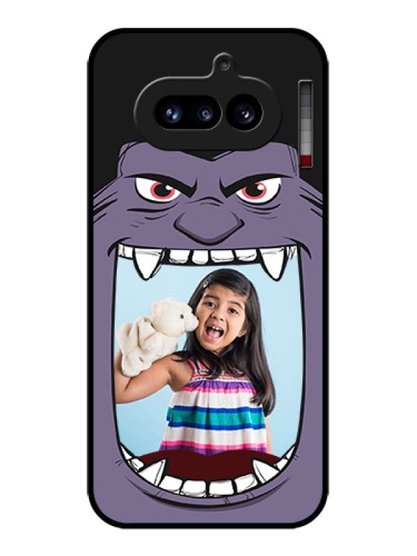 Custom Nothing Phone 4A 5G Custom Glass Phone Case - Angry Monster Design