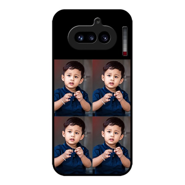 Nothing Phone 4A 5G Custom Glass Phone Case - 4 Image Holder Design Nothing Phone 4A 5G Custom Glass Phone Case - 4 Image Holder Design