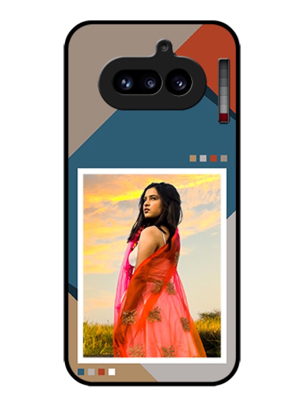 Custom Nothing Phone 4A 5G Custom Glass Phone Case - Retro Color Pallet Design