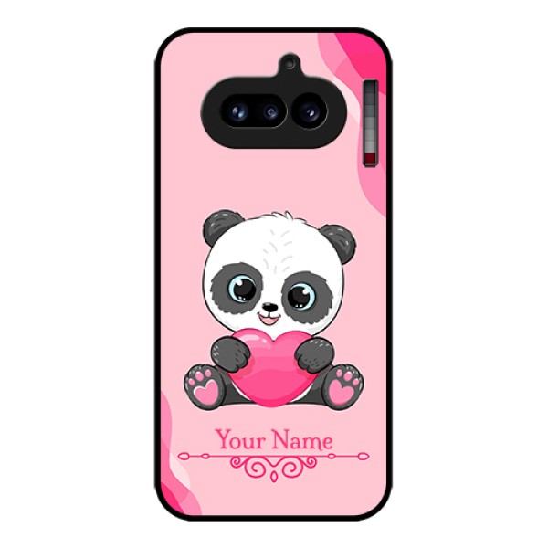 Nothing Phone 4A 5G Custom Glass Phone Case - Cute Panda Design