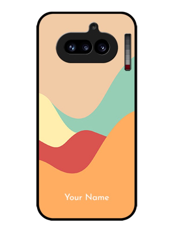 Custom Nothing Phone 4A 5G Custom Glass Phone Case - Ocean Waves Multi - Colour Design