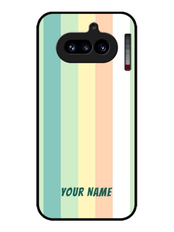 Custom Nothing Phone 4A 5G Custom Glass Phone Case - Multi - Colour Stripes Design