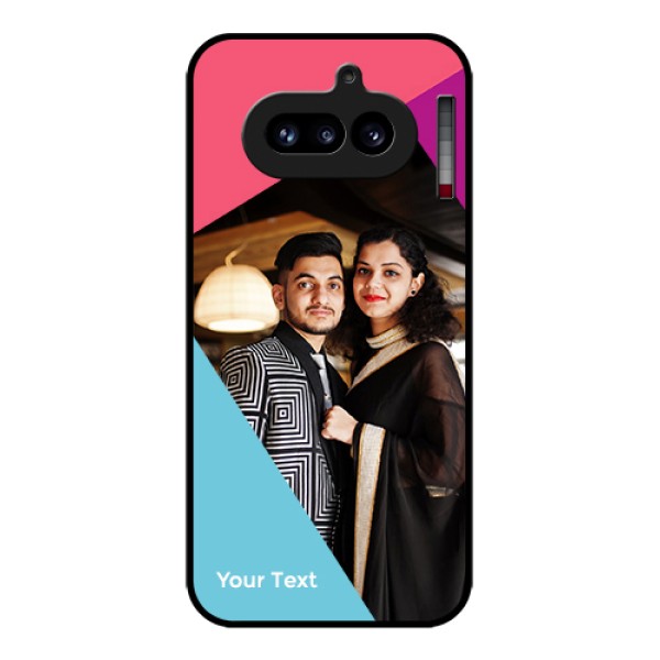 Nothing Phone 4A 5G Custom Glass Phone Case - Stacked Triple Colour Design Nothing Phone 4A 5G Custom Glass Phone Case - Stacked Triple Colour Design