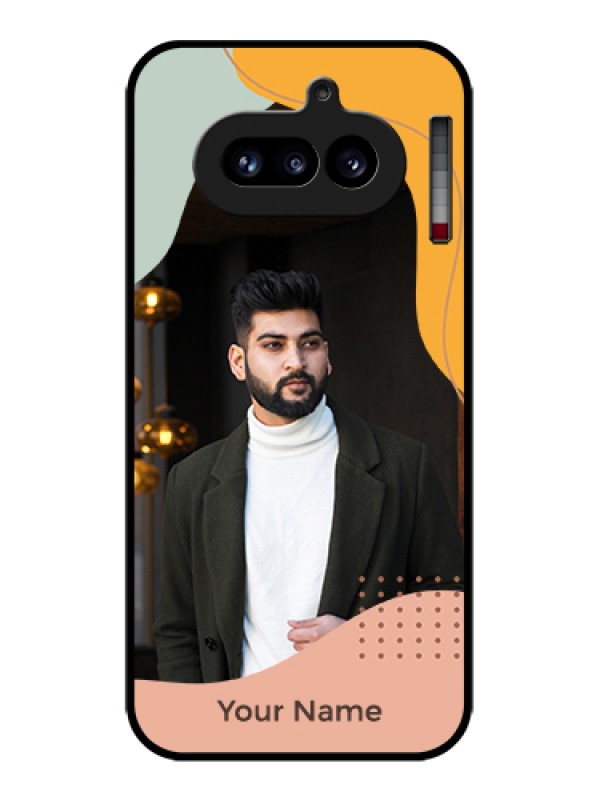 Custom Nothing Phone 4A 5G Custom Glass Phone Case - Tri - Coloured Overlay Design