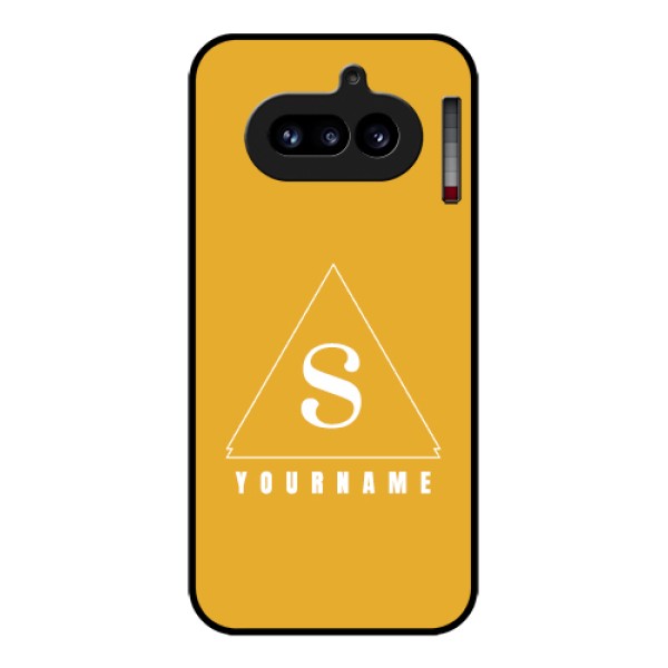 Nothing Phone 4A 5G Custom Glass Phone Case - Simple Triangle Design Nothing Phone 4A 5G Custom Glass Phone Case - Simple Triangle Design