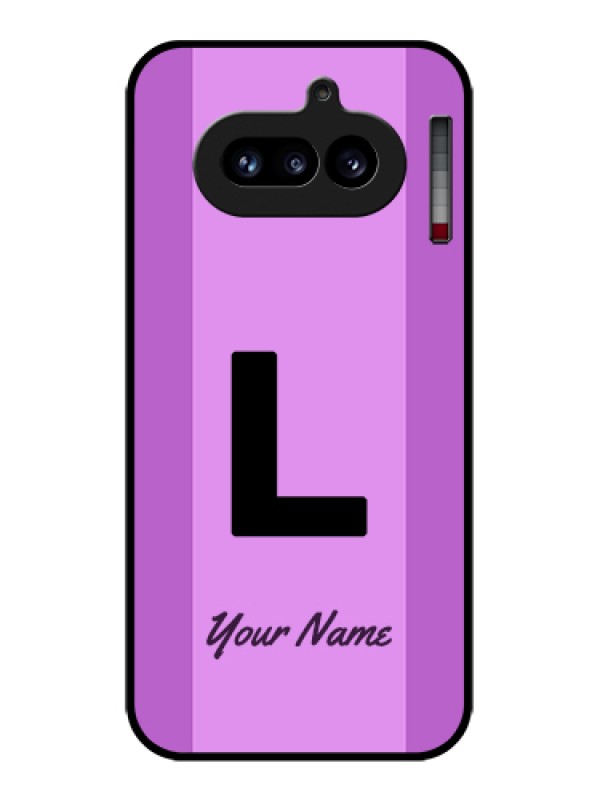 Custom Nothing Phone 4A 5G Custom Glass Phone Case - Tricolor Custom Text Design