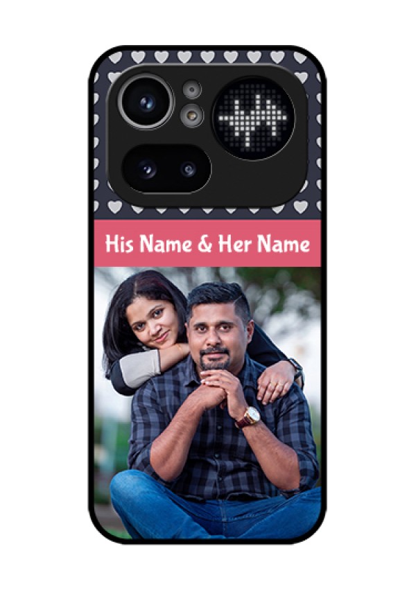 Nothing Phone 4A Pro 5G Custom Glass Phone Case - Love Symbols Design