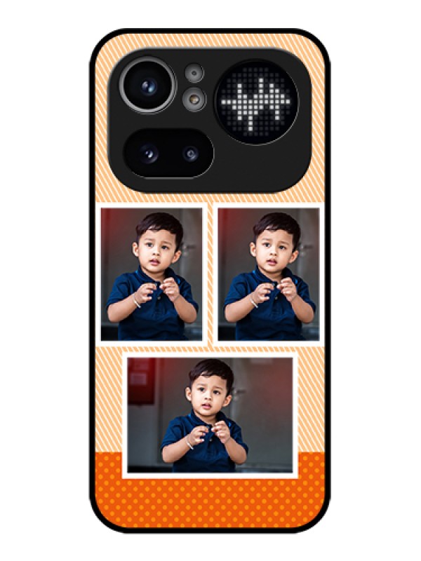 Custom Nothing Phone 4A Pro 5G Custom Glass Phone Case - Bulk Photos Upload Design