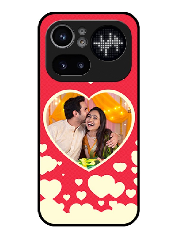 Custom Nothing Phone 4A Pro 5G Custom Glass Phone Case - Love Symbols Phone Cover Design