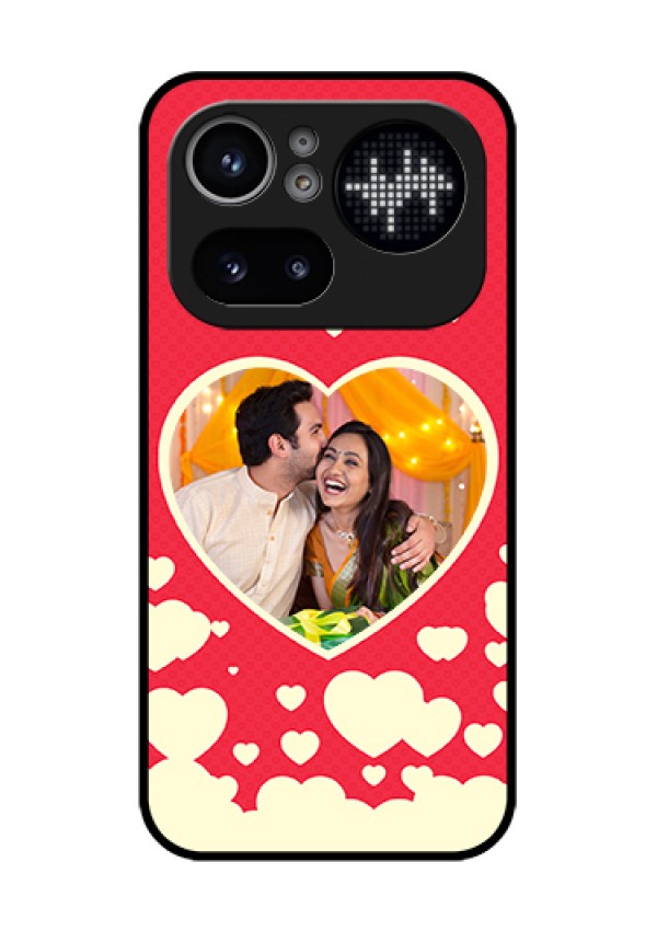 Nothing Phone 4A Pro 5G Custom Glass Phone Case - Love Symbols Phone Cover Design