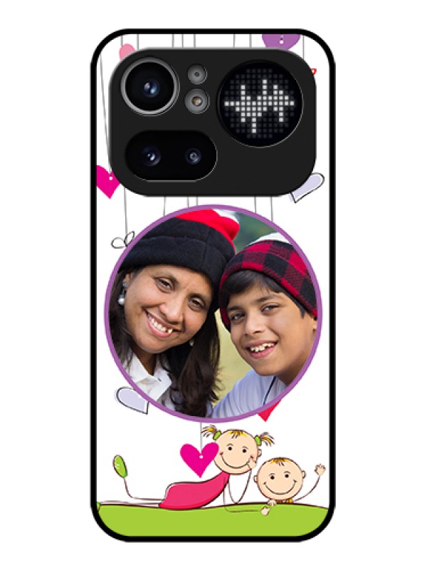 Custom Nothing Phone 4A Pro 5G Custom Glass Phone Case - Cute Kids Phone Case Design