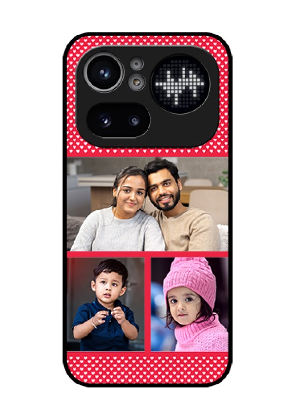 Nothing Phone 4A Pro 5G Custom Glass Phone Case - Bulk Photo Upload Design