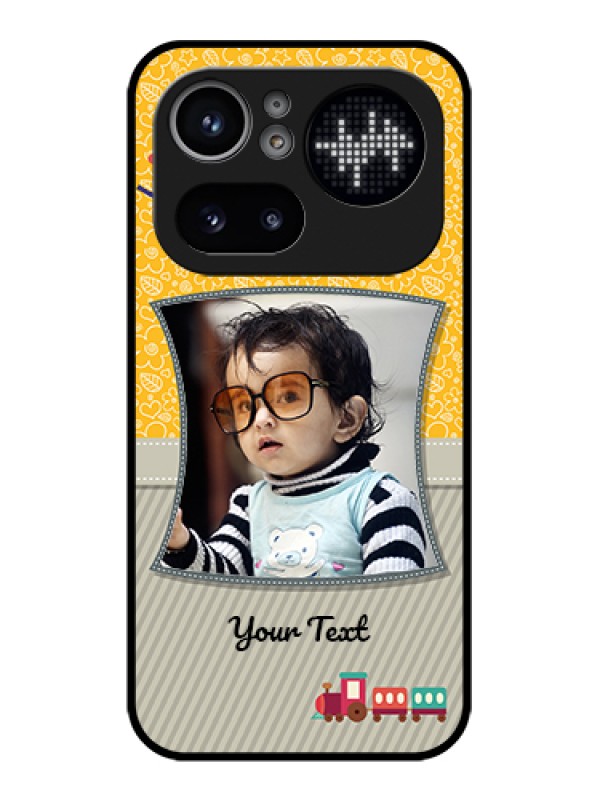 Custom Nothing Phone 4A Pro 5G Custom Glass Phone Case - Baby Picture Upload Design