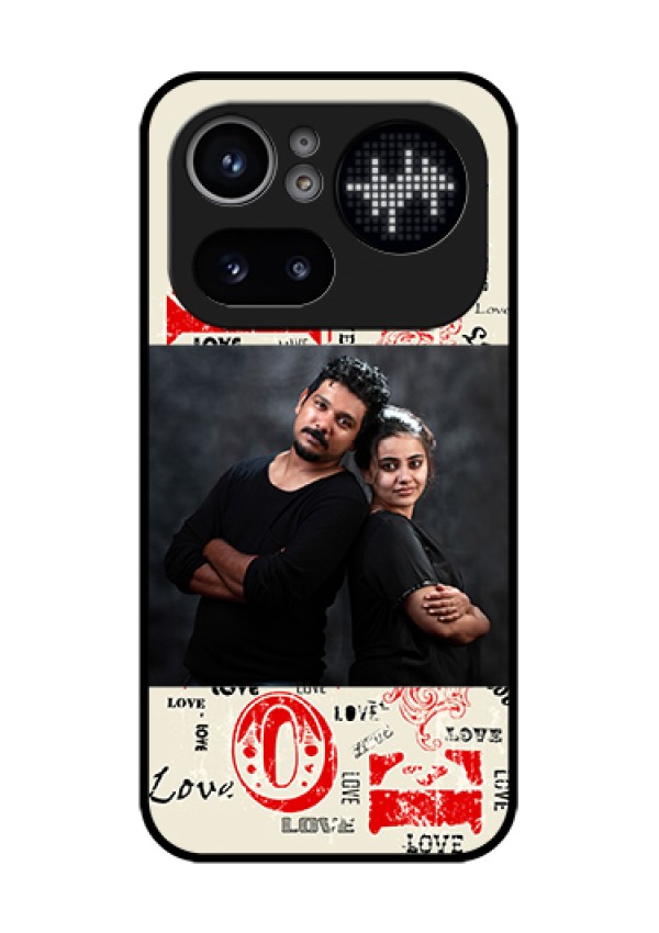 Nothing Phone 4A Pro 5G Custom Glass Phone Case - Trendy Love Design Case